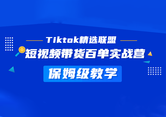 TikTok短视频带货陪跑-墨熠合众